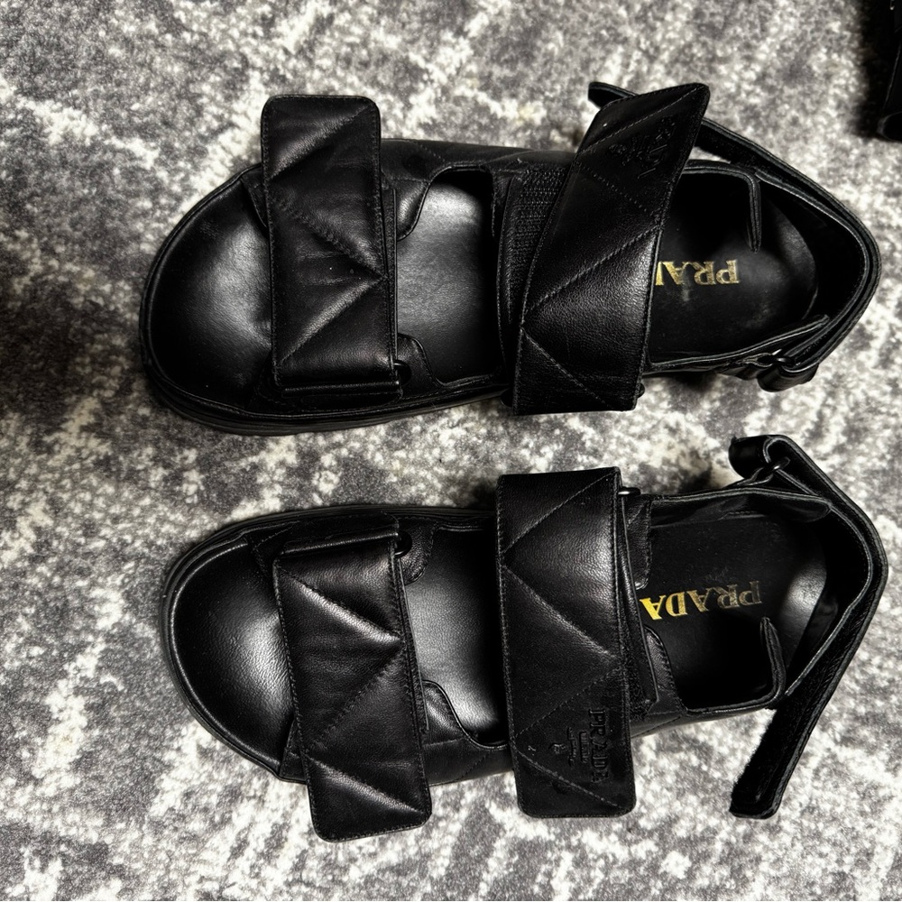 Prada Women's Black Sandals